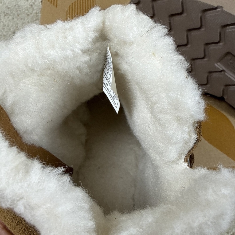 New In Box! Koolaburra by UGG Women's Kelissa Mini Chestnut Size 7 Suede - Picture 8 of 8